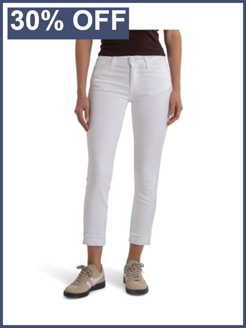 KUT from the Kloth Amy Crop Straight Leg Roll-up Fray Jeans